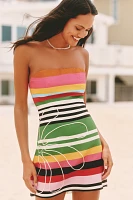 Cala de la Cruz Roma Strapless Linen Mini Dress