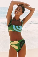 Cala de la Cruz Lulu High-Waisted Bikini Bottoms