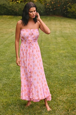 Tiare Hawaii Ryden Strapless Maxi Dress