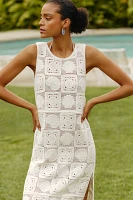 LSPACE x Rails Calla Sleeveless Crochet Midi Dress