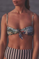 Celandine Tie-Front Bikini Top