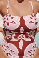 Celandine Jackson Side-Ruched One-Piece Swimsuit