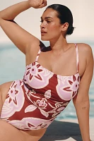 Celandine Jackson Side-Ruched One-Piece Swimsuit