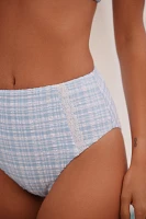 Celandine Pippa Trimmed High-Waist Bikini Bottoms