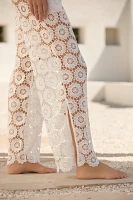 Seafolly Sheer Crochet Side-Split Pants