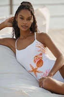 Seafolly La Mer Scoop-Neck One-Piece Swimsuit