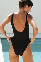 JETS Plunge One-Piece Swimsuit