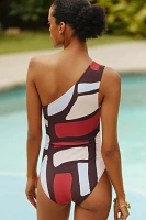 JETS Zarla One-Shoulder One-Piece Swimsuit