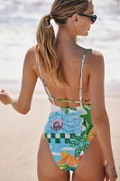 Seafolly Sunset Graphic One-Piece Swimsuit