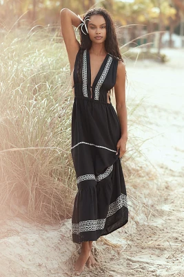 Lemlem Lelisa Sleeveless V-Neck Maxi Dress