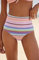 Lemlem Elsi High-Waisted Bikini Bottoms