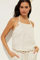 Vitamin A Avery Linen Halter Top