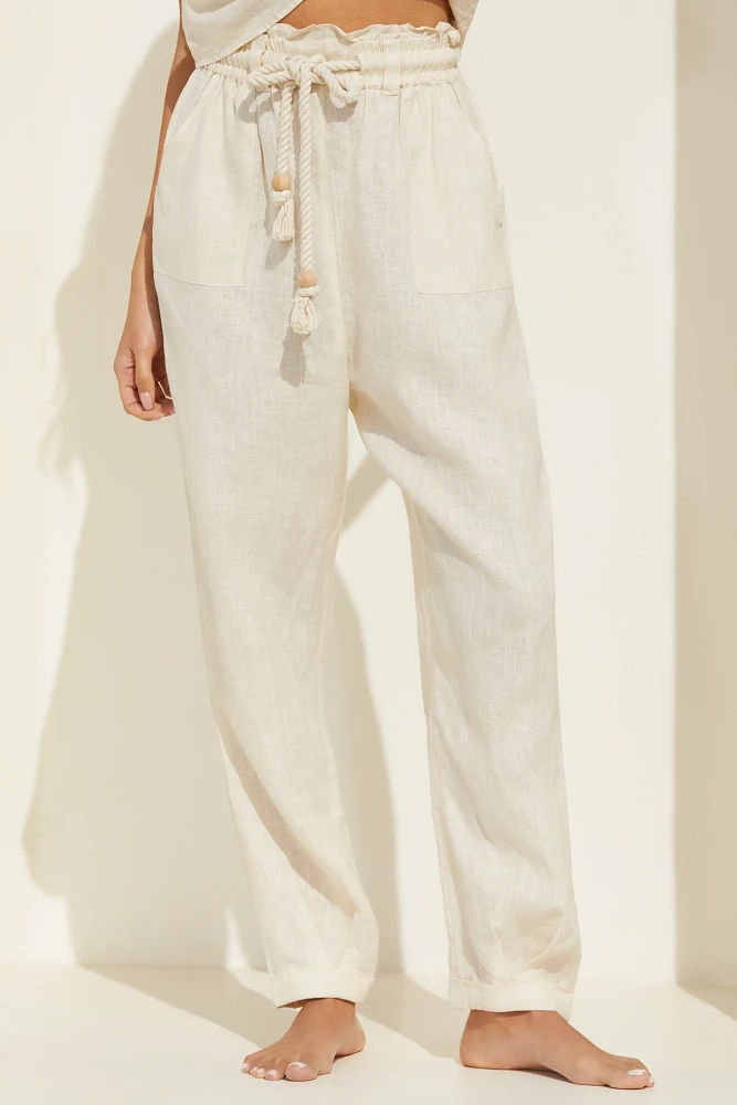 Vitamin A Avery Relaxed Linen Pants