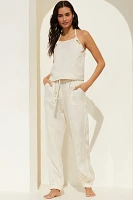 Vitamin A Avery Relaxed Linen Pants