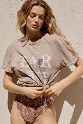 Malai Earth Brown Oversized Tee