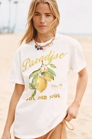 Malai Paradise Splash Oversized Tee