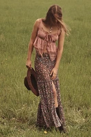 Hutch Suvi Sheer Pleated Midi Skirt