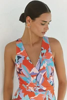Hutch Meela V-Neck Belted One-Piece Swimsuit