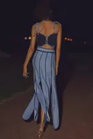 Azulu Cetina Linen Skirt