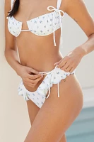 Montce Uno Ruffle Bows Cheeky Bikini Bottoms