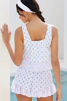 Montce Square-Neck Crop Top