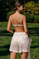 Agua Bendita Watts Eyelet Shorts