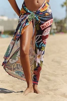 Agua Bendita Marine Pareo Cover-Up Skirt