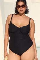 Andie Swim Plus Bermuda One-Piece Swimsuit