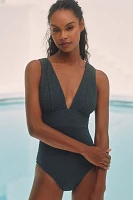 Andie Swim Mykonos Plunge One-Piece Swimsuit