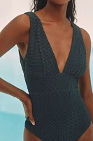 Andie Swim Mykonos Plunge One-Piece Swimsuit