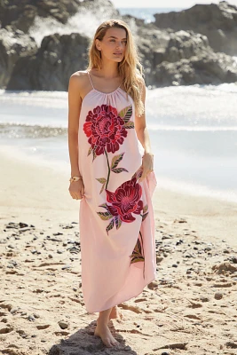 Farm Rio Rose Halter Cover-Up Dress