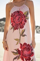 Farm Rio Rose Halter Cover-Up Dress