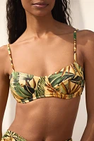 Farm Rio Bananart Underwire Bikini Top