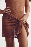 Sanctuary Crochet Wrap Cover-Up Skirt