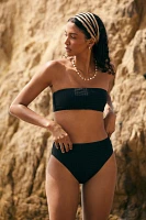 Sanctuary Refresh Rib Bandeau Bikini Top