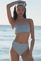 Sanctuary Refresh Rib Bandeau Bikini Top