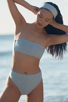 Sanctuary Refresh Rib Bandeau Bikini Top