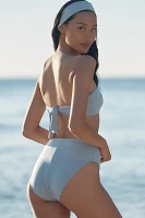 Sanctuary High-Waist High-Leg Bikini Bottoms