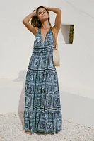 PQ Swim Halter Tiered Maxi Dress