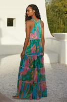 PQ Swim Zinnia Ruffle Tiered Maxi Dress