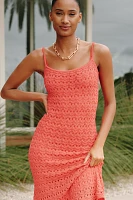 PQ Swim Peggy Crochet Midi Dress