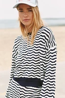 PQ Swim Pisces Palmer Cropped Sweater Top