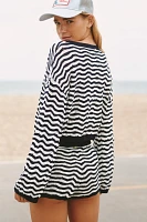PQ Swim Pisces Palmer Cropped Sweater Top