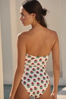 RHODE Maithili Strapless One-Piece Swimsuit