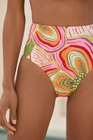 Farm Rio x Anthropologie High-Rise Bikini Bottoms