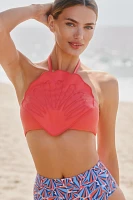 Farm Rio x Anthropologie Shell Swim Top