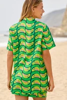 Farm Rio x Anthropologie Tucabacana Oversized Buttondown Shirt