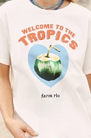 Farm Rio x Anthropologie Tropics Graphic Cotton Tee