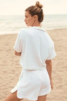 Polo Ralph Lauren Terry Shirt & Short Cover-Up Set