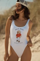 Polo Ralph Lauren Terry Bear One-Piece Swimsuit